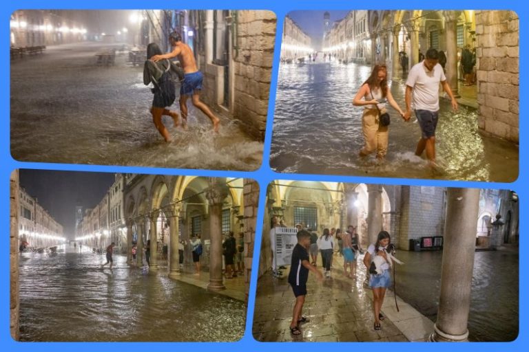 Dubrovnik zabilježio rekordne količine padavina