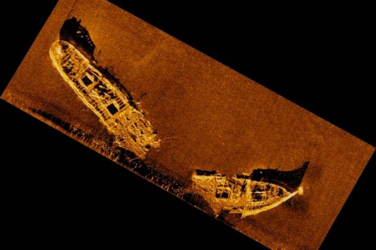 Napravljeni i prvi side scan sonar snimci olupina “Fresnela” i “Goritie”