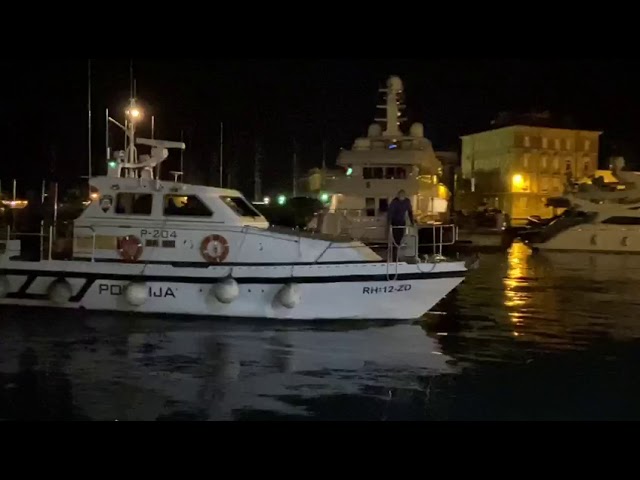 Video: Policija kod Molata spasila dvojicu zadarskih ribara