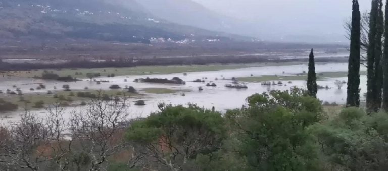 Zbog velike količine kiše poplavilo Konavosko polje