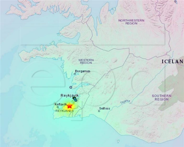 Potres magnitude 5,2 pogodio područje blizu Reykjavika