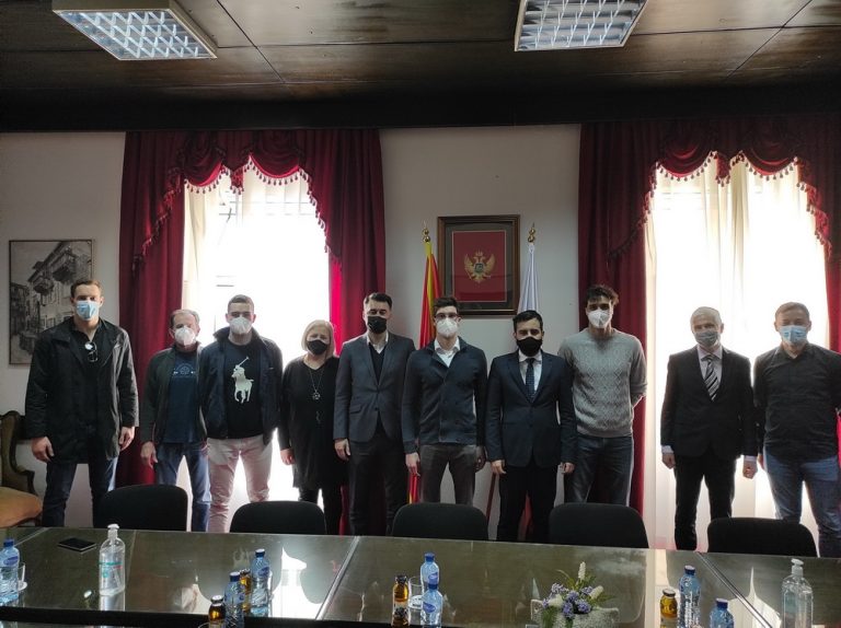 Kotor – prijem za vaterpoliste