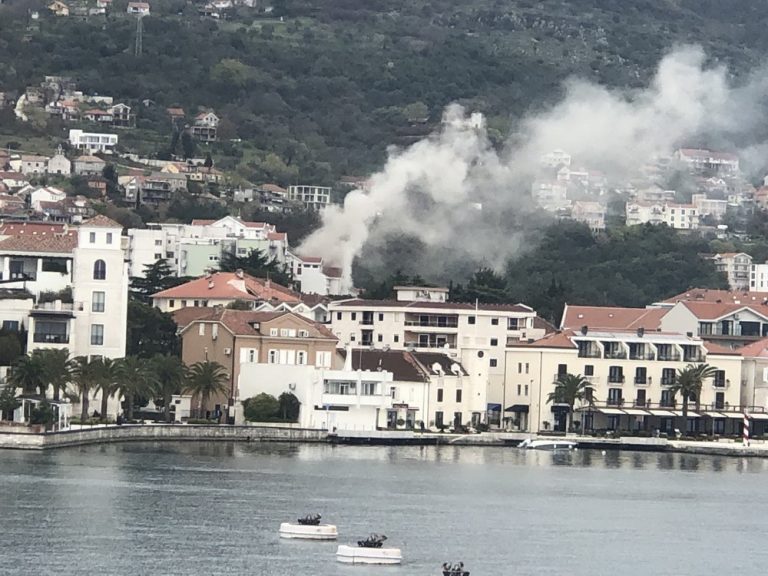 Tivat – iz zapaljenog stana spašeno dvoje ljudi