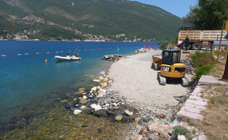 Plaža od prihrane pijeskom za kratko vrijeme se razvila…