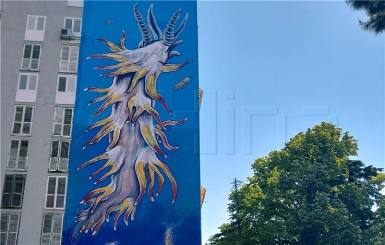 U Splitu 300 kvadratnih metara murala za 12-milimetraskog morskog puža