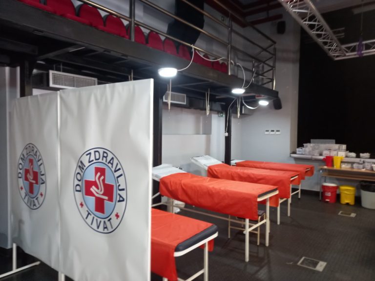 Tivat – Covid ambulanta od danas u DVD Partizan
