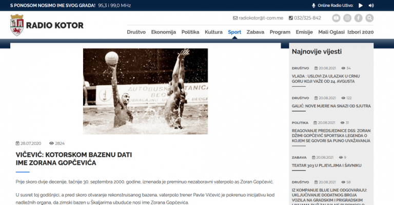 HGI kad je bio na vlasti, nije smetala ulica Zorana Gopčevića