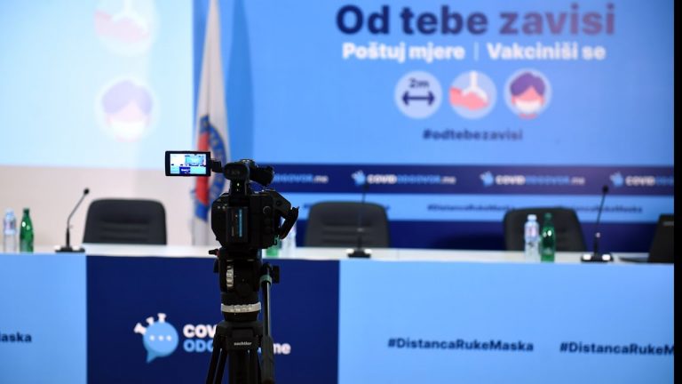 Pratite predstavljanje novih epidemioloških mjera