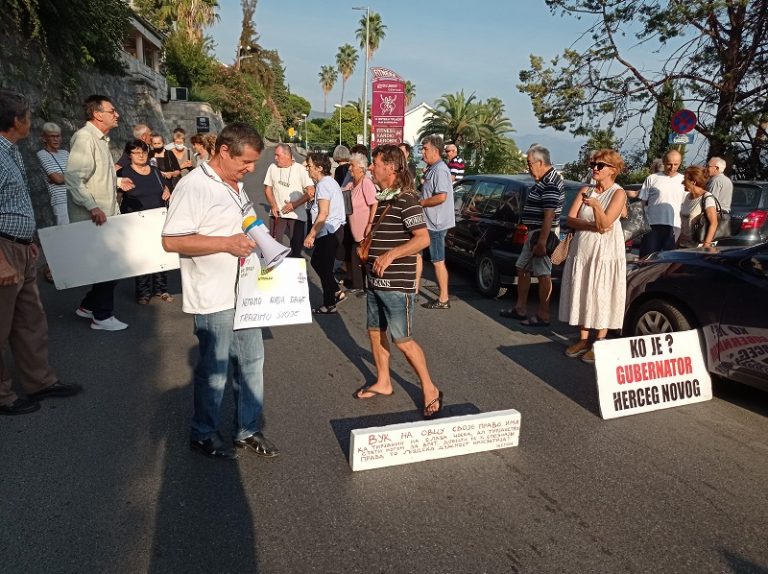Bivši radnici Vektre Boke radikalizovali proteste – za sada bez odgovora vlasti