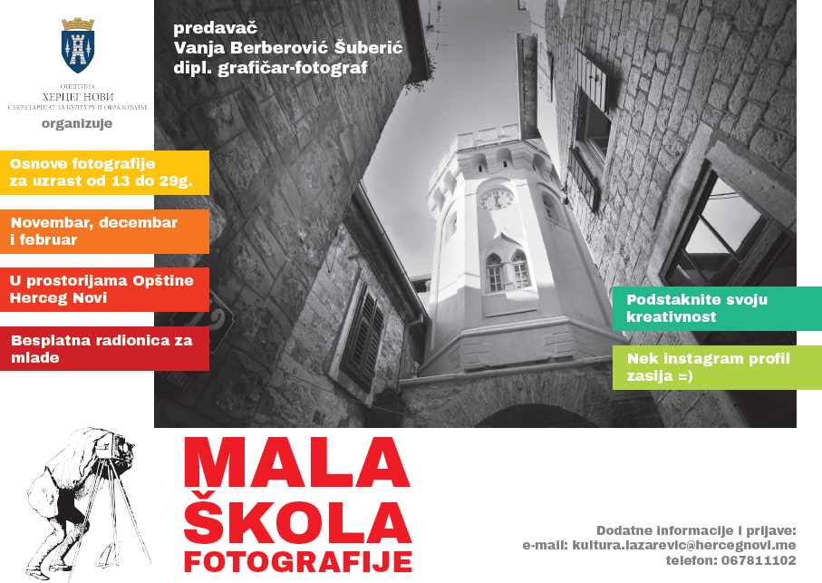 Poziv mladima: Prijavite se za besplatnu radionicu “Mala škola fotografije”