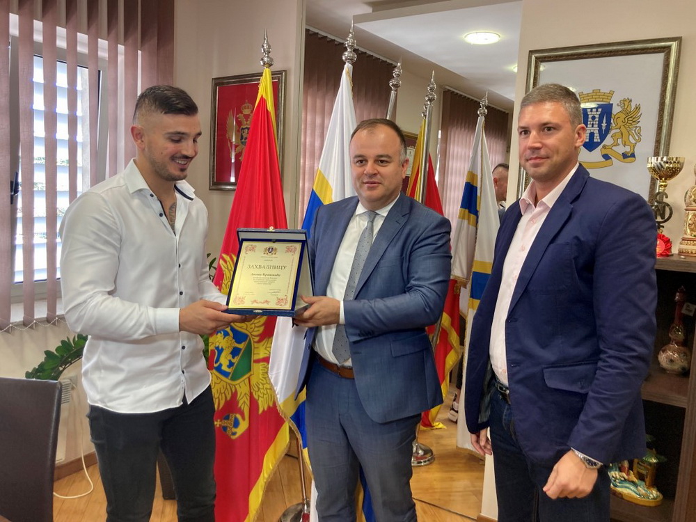Prijem za Prašovića u Opštini Herceg-Novi: Nastup u Londonu izuzetna promocija crnogorskog sporta