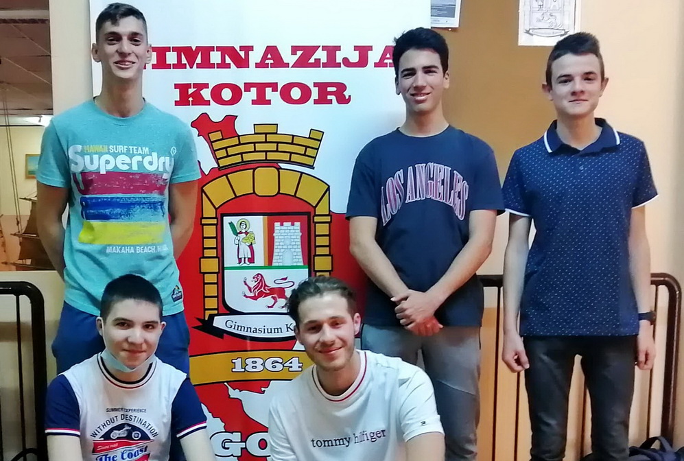 Kotorski gimnazijalci uspješni na takmičenju “Olimpijada znanja” u Podgorici