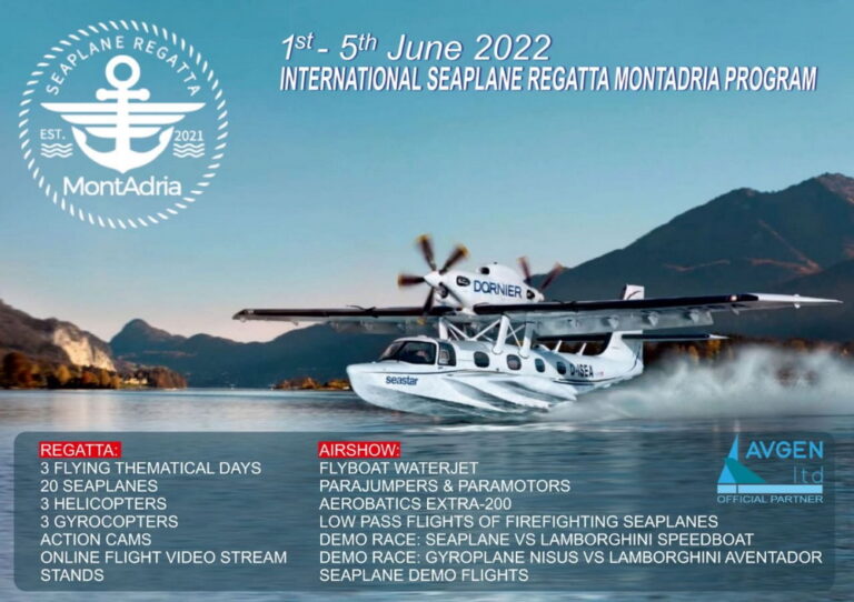 Međunarodna Hidro avio regata Montadria od 2. do 5. juna