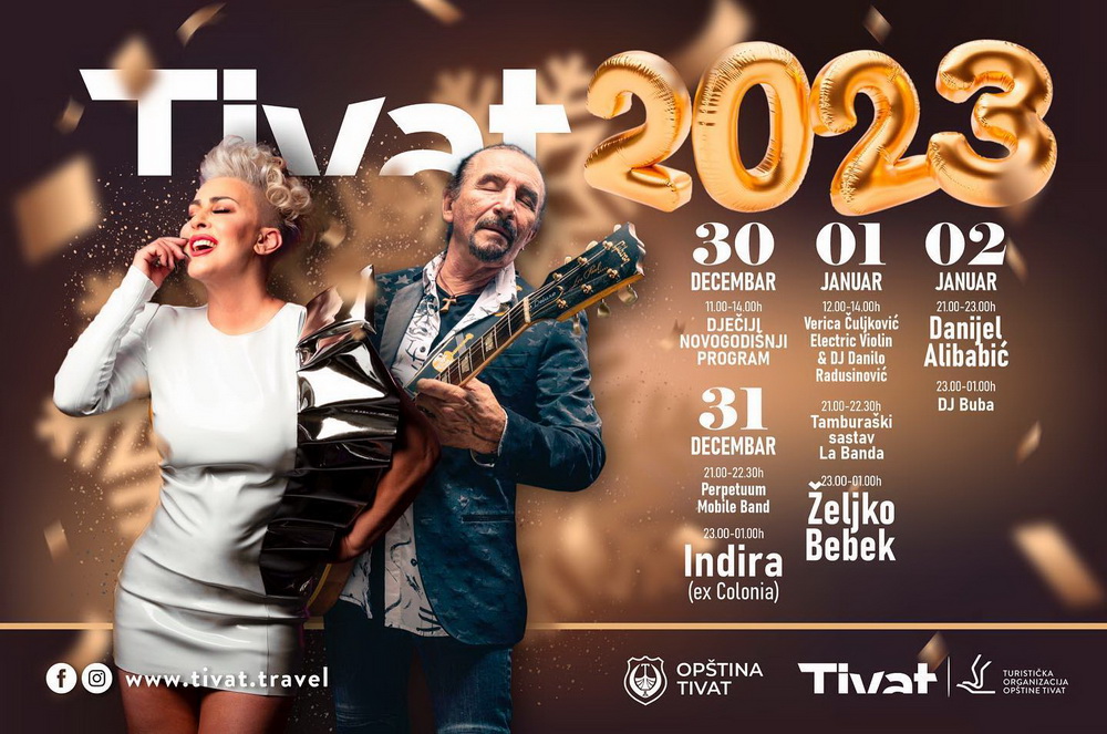 Tivat – dočekajte Novu godinu uz Indiru (ex Colonia)