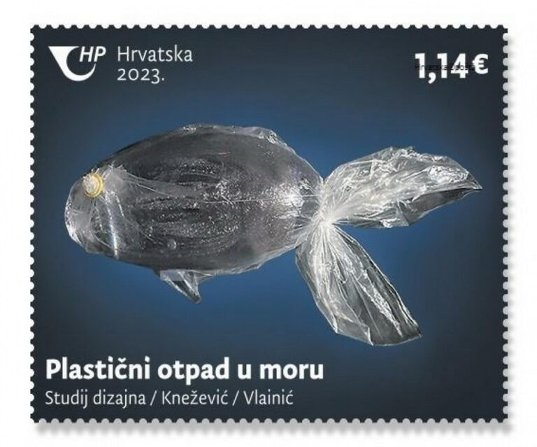 Hrvatska pošta pustila novu prigodnu poštansku marku u znak borbe protiv zagađenja mora