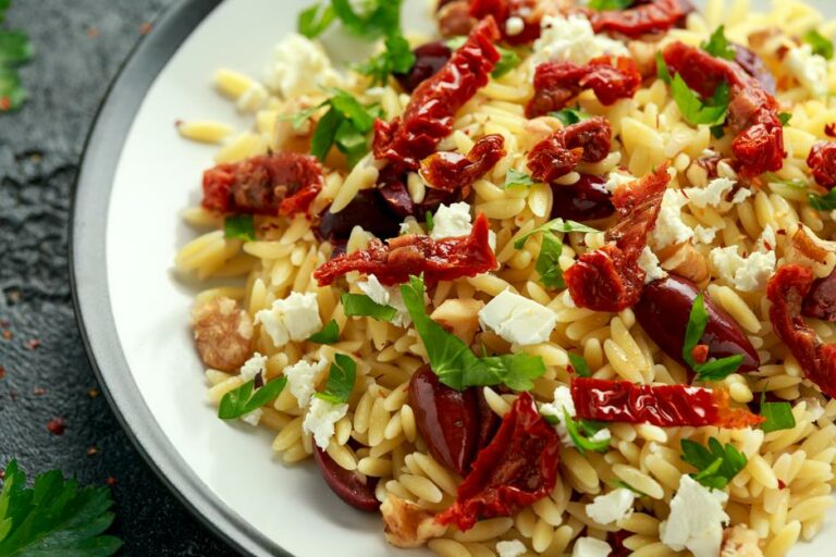 Orzo od tikvica i bolancana (patlidžana) s limunom