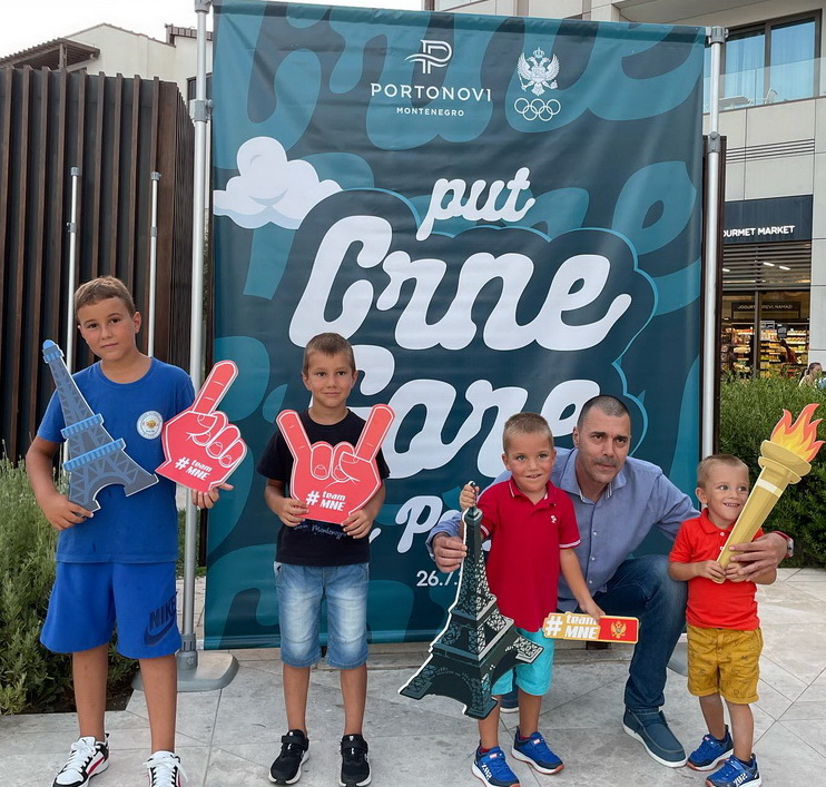 Uz druženje sa djecom i sportistima u Portonovom promovisane Igre u Parizu