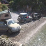 Džipovi na obali 17.avgust 2023. FOTO MZ Savina