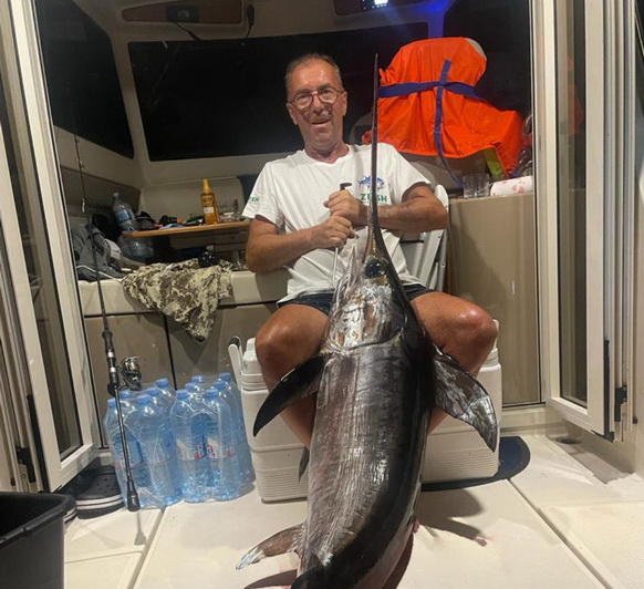 Ulov mjeseca jul – sabljarka 70 kg