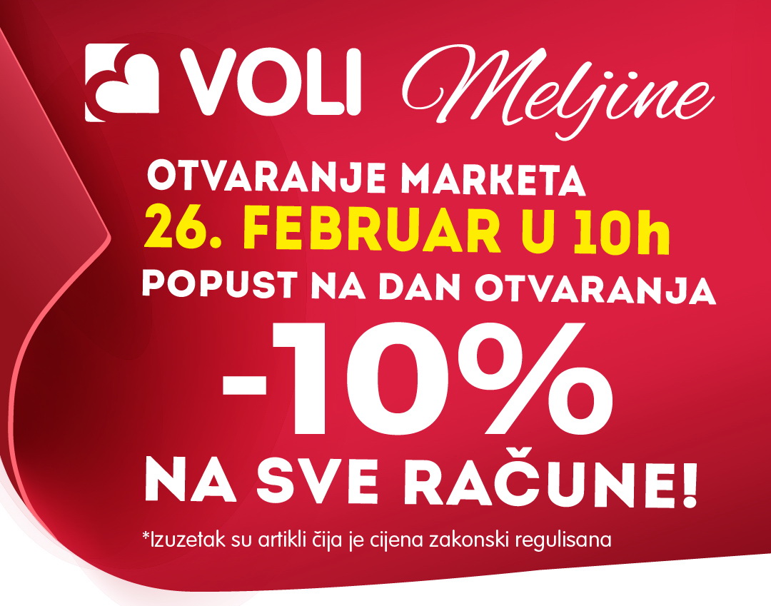 Voli market u Meljinama ponovo sa vama!