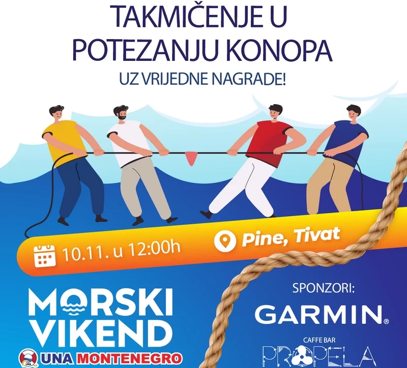 “Morski vikend” u Tivtu 9. i 10. novembra