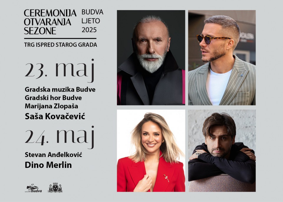 „Budva zove“! – Program povodom otvaranja sezone počinje danas, Merlin 24. maja „Budva zove“! – Program povodom otvaranja sezone počinje danas, Merlin 24. maja