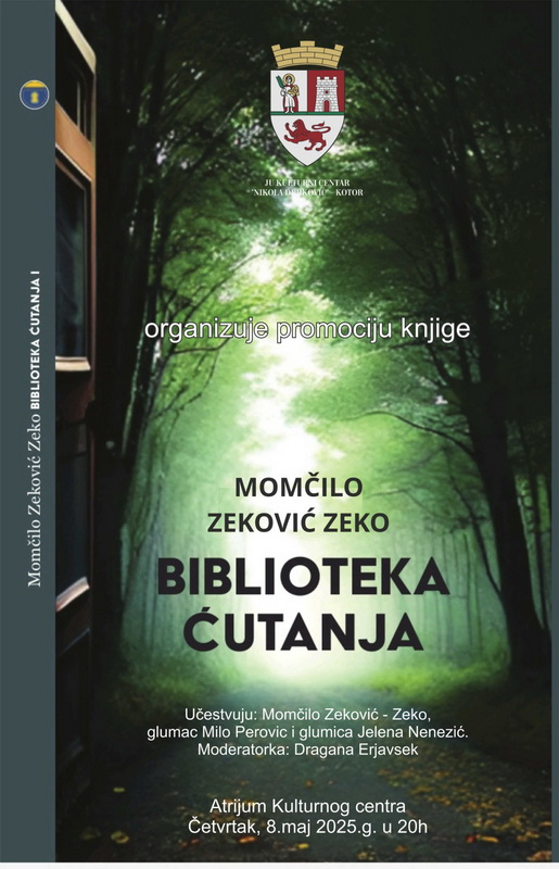 Promocija romana “Biblioteka ćutanja” u Kotoru Promocija romana “Biblioteka ćutanja” u Kotoru