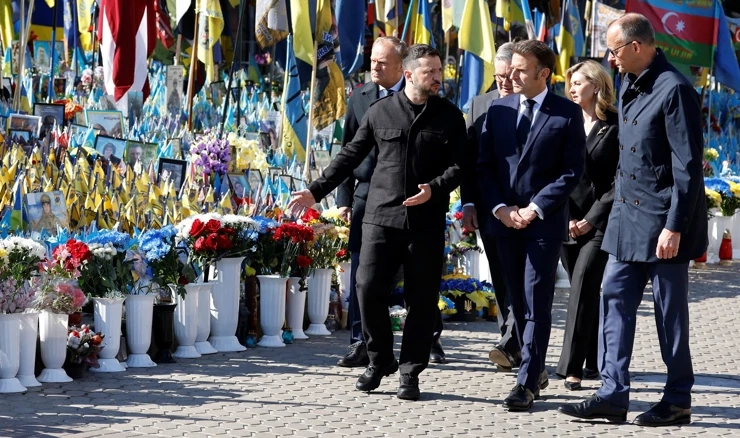 Macron, Merz, Tusk i Starmer u Kijevu sa snažnom porukom jedinstva Macron, Merz, Tusk i Starmer u Kijevu sa snažnom porukom jedinstva