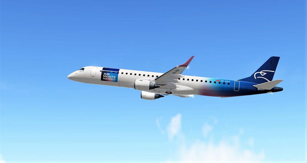Air Montenegro dodao floti treći avion E195 Air Montenegro dodao floti treći avion E195