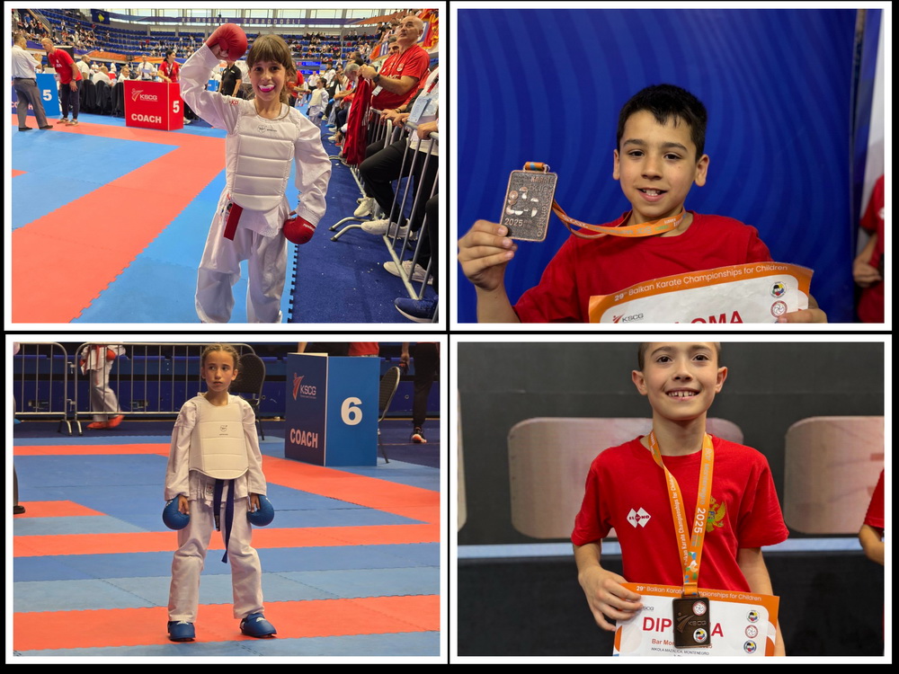Šampionat Balkana – članovi Karate kluba Kotor ostvarili sjajan uspjeh Šampionat Balkana – članovi Karate kluba Kotor ostvarili sjajan uspjeh