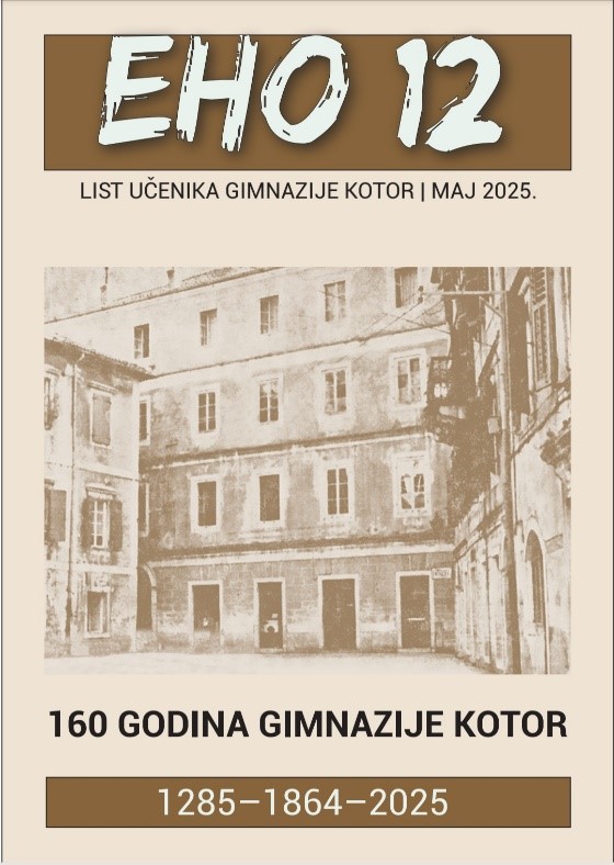 “EHO 12“ – Školski list Gimnazije Kotor izašao iz štampe “EHO 12“ – Školski list Gimnazije Kotor izašao iz štampe