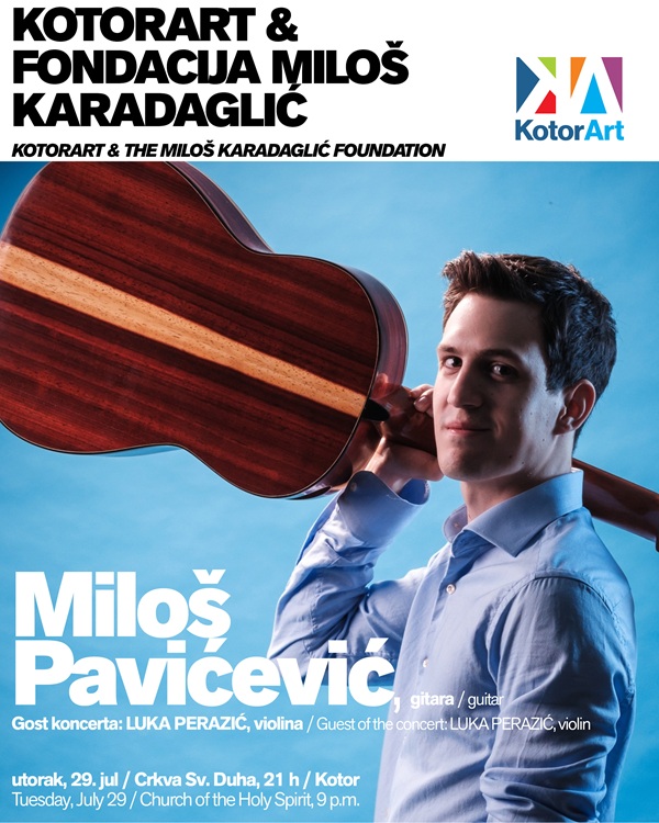 KotorArt – Koncert mladog i talentovanog gitariste Miloša Pavićevića KotorArt – Koncert mladog i talentovanog gitariste Miloša Pavićevića