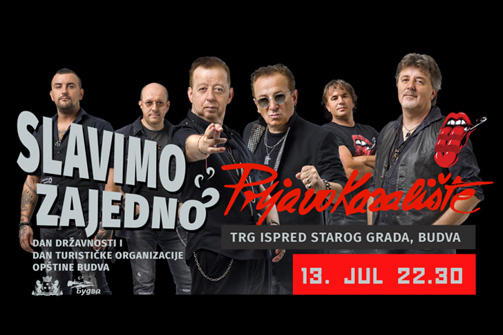 Dan državnosti u Budvi: Koncert Prljavog kazališta na trgu 13. jula Dan državnosti u Budvi: Koncert Prljavog kazališta na trgu 13. jula