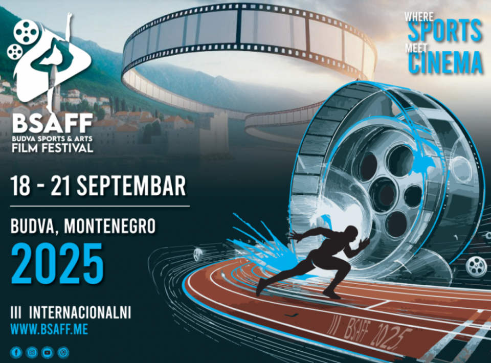 Budva od 18. do 21. septembra domaćin festivala sportskog filma Budva od 18. do 21. septembra domaćin festivala sportskog filma