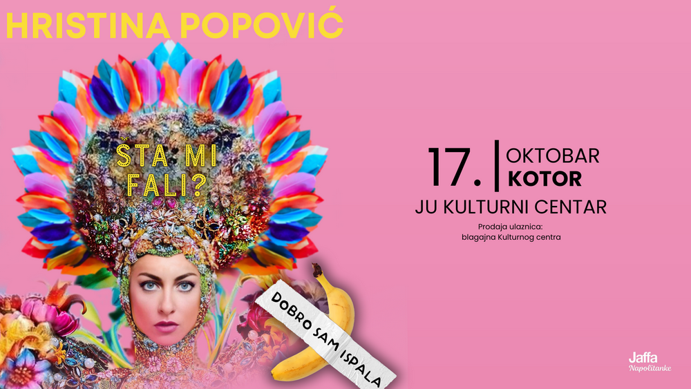 Monodrama “Šta mi fali, dobro sam ispala” Monodrama “Šta mi fali, dobro sam ispala”