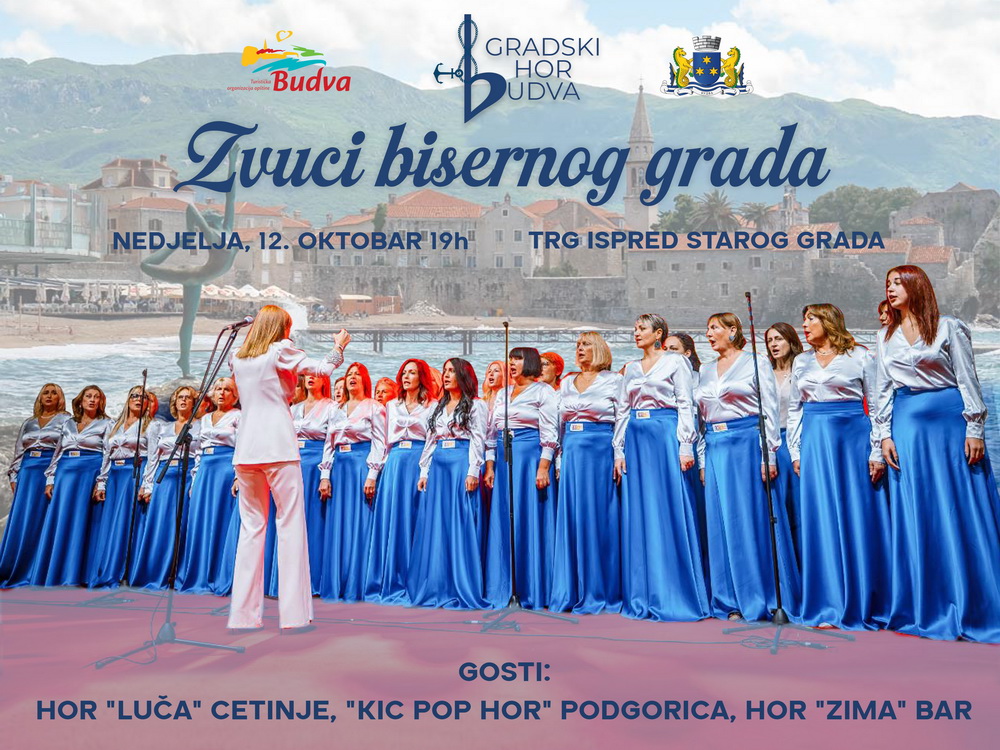 Gradski hor Budva – koncert povodom dvije godine postojanja Gradski hor Budva – koncert povodom dvije godine postojanja
