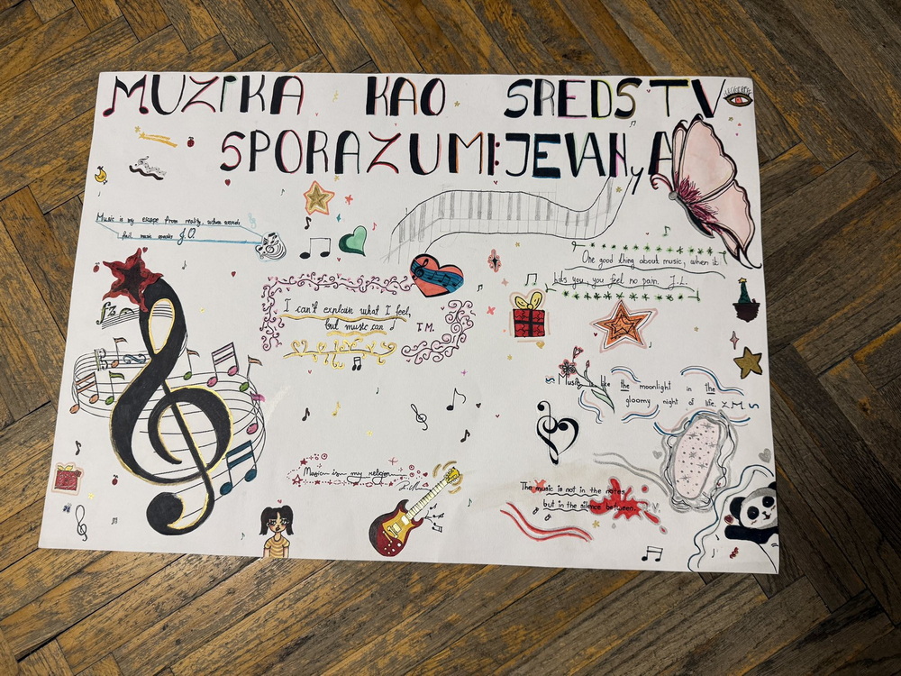 Note u spektru boja Note u spektru boja