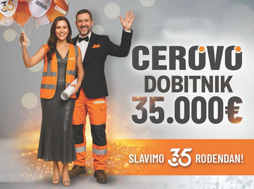 Provjerite da li ste osvojili 35.000 eura u Cerovu Provjerite da li ste osvojili 35.000 eura u Cerovu