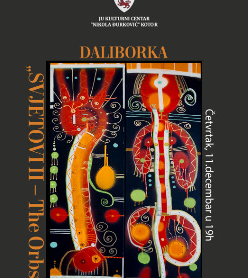 Multimedijalna prezentacija slikarke Daliborke Kordić 11. decembra u Kotoru Multimedijalna prezentacija slikarke Daliborke Kordić 11. decembra u Kotoru