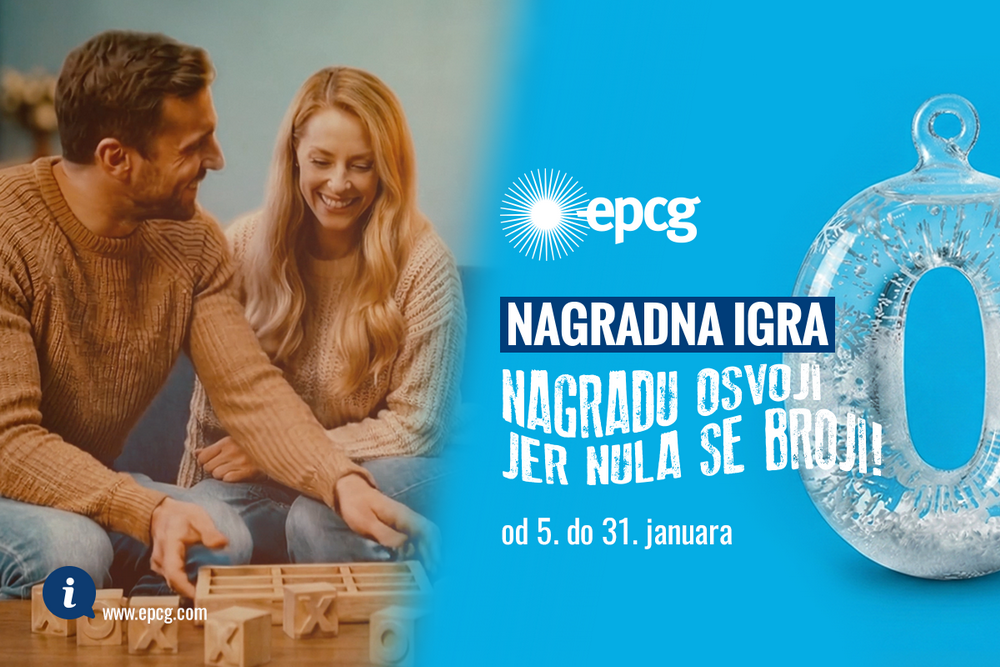 EPCG pokrenula nagradnu igru za domaćinstva EPCG pokrenula nagradnu igru za domaćinstva