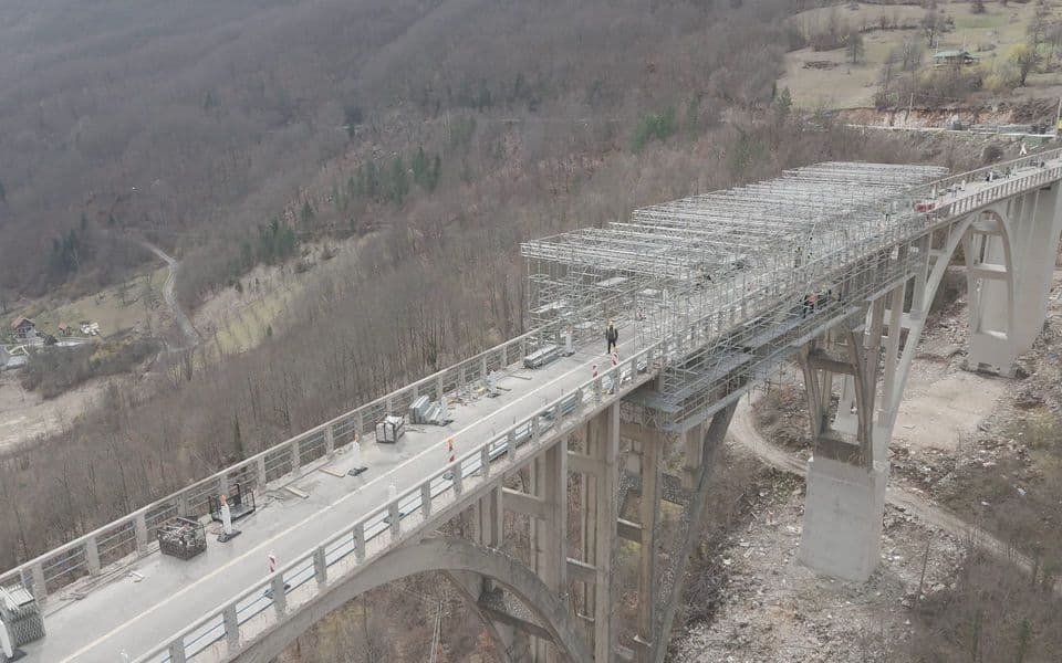 Pogledajte kako napreduje rekonstrukcija mosta na Đurđevića Tari (Video)