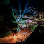 Završnica 57 Praznika mimoze, dron foto Miloš Samardžić