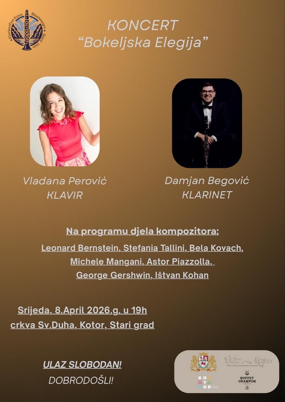 Bokeljska elegija 8. aprila u Kotoru Bokeljska elegija 8. aprila u Kotoru